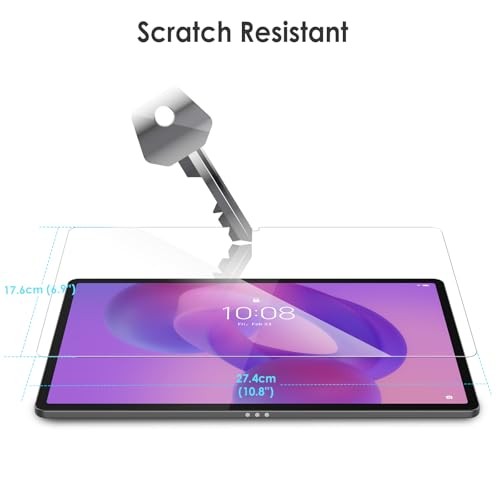 2 Pack Screen Protector Compatible with Lenovo Idea Tab Plus 12.1", Case