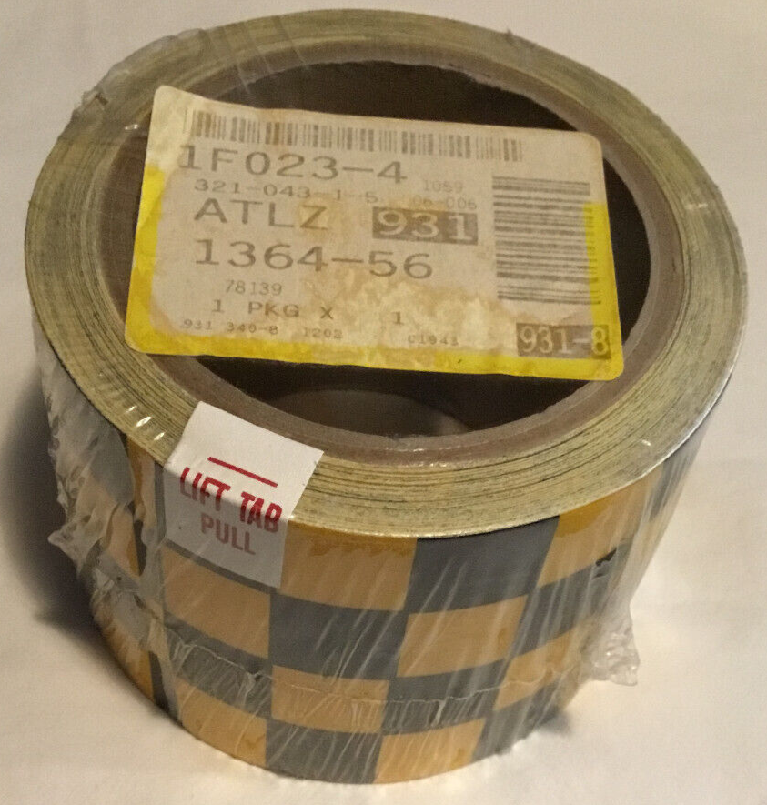 Hazard Warning Floor Self Adhesive Tape 3in. x 30ft.