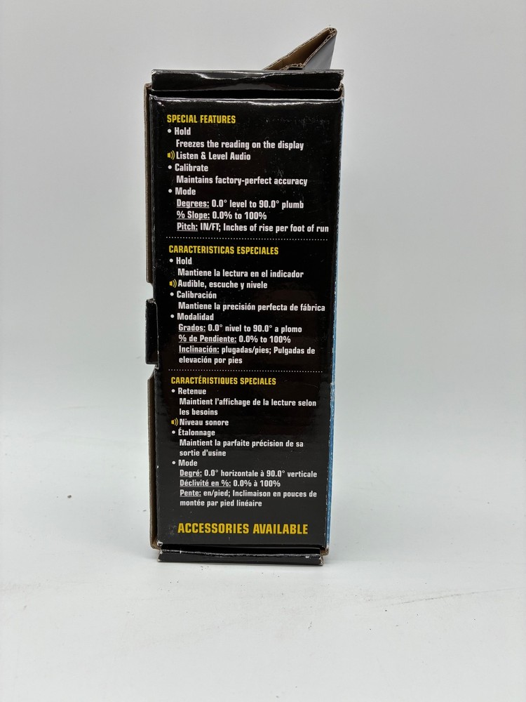 SMARTTOOL Digital Level M-D 92346 Electronic Inclinometer LCD Hold Case Manual