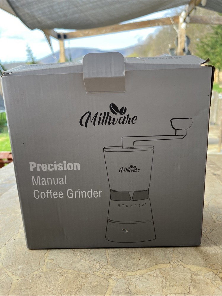 Millware Precision Manual Coffee Hand Grinder Set Adjustable Coarseness EUC