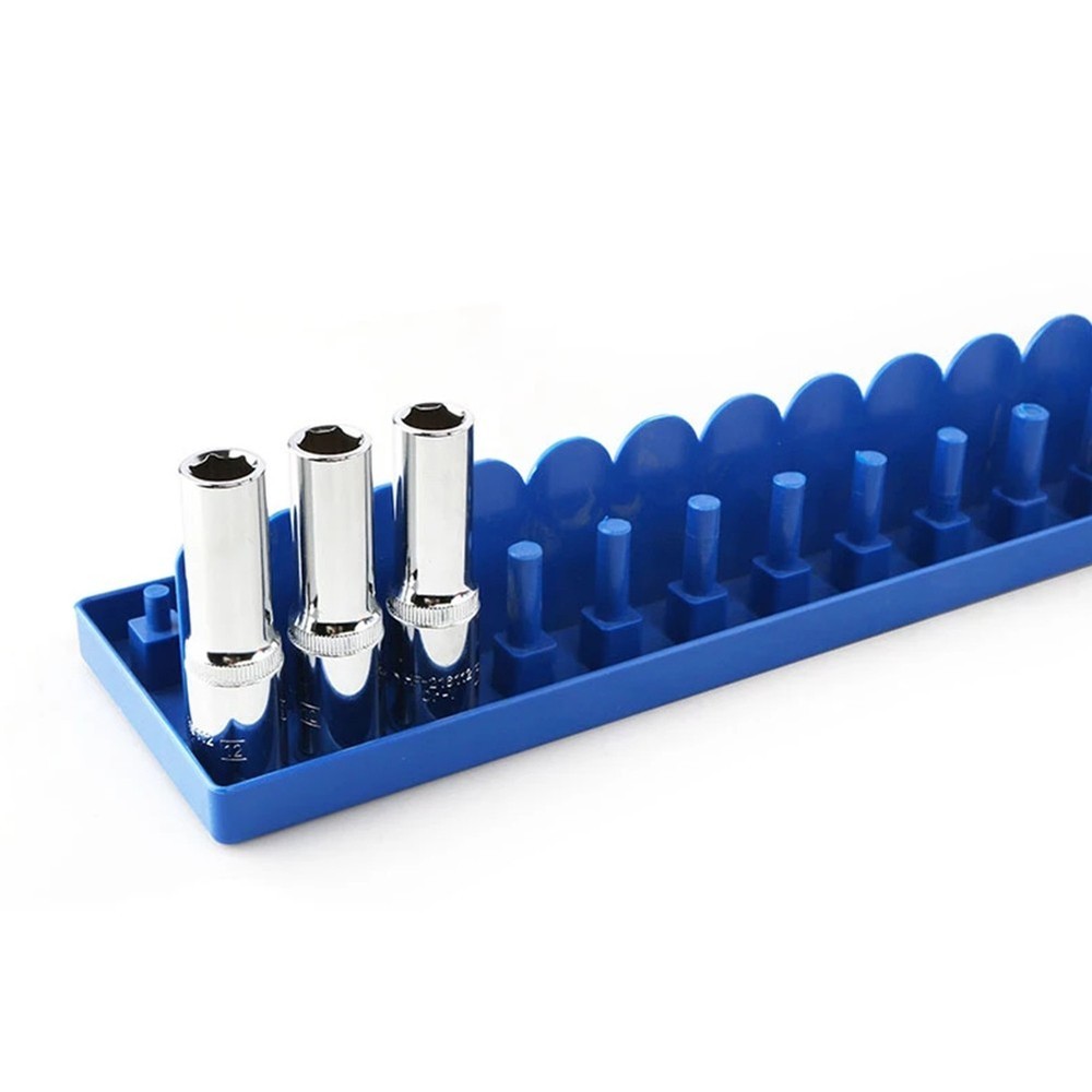 1/4\ Metric Socket Storage Organizer Holder Bracket Plastic Socket Tray Rack
