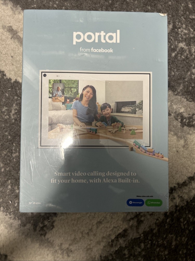 Facebook Portal (2nd Generation) Smart Speaker - White, 10”