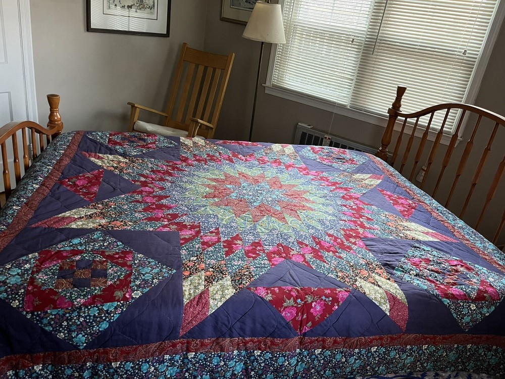 Stunning Single Star Quilt 80 x 80