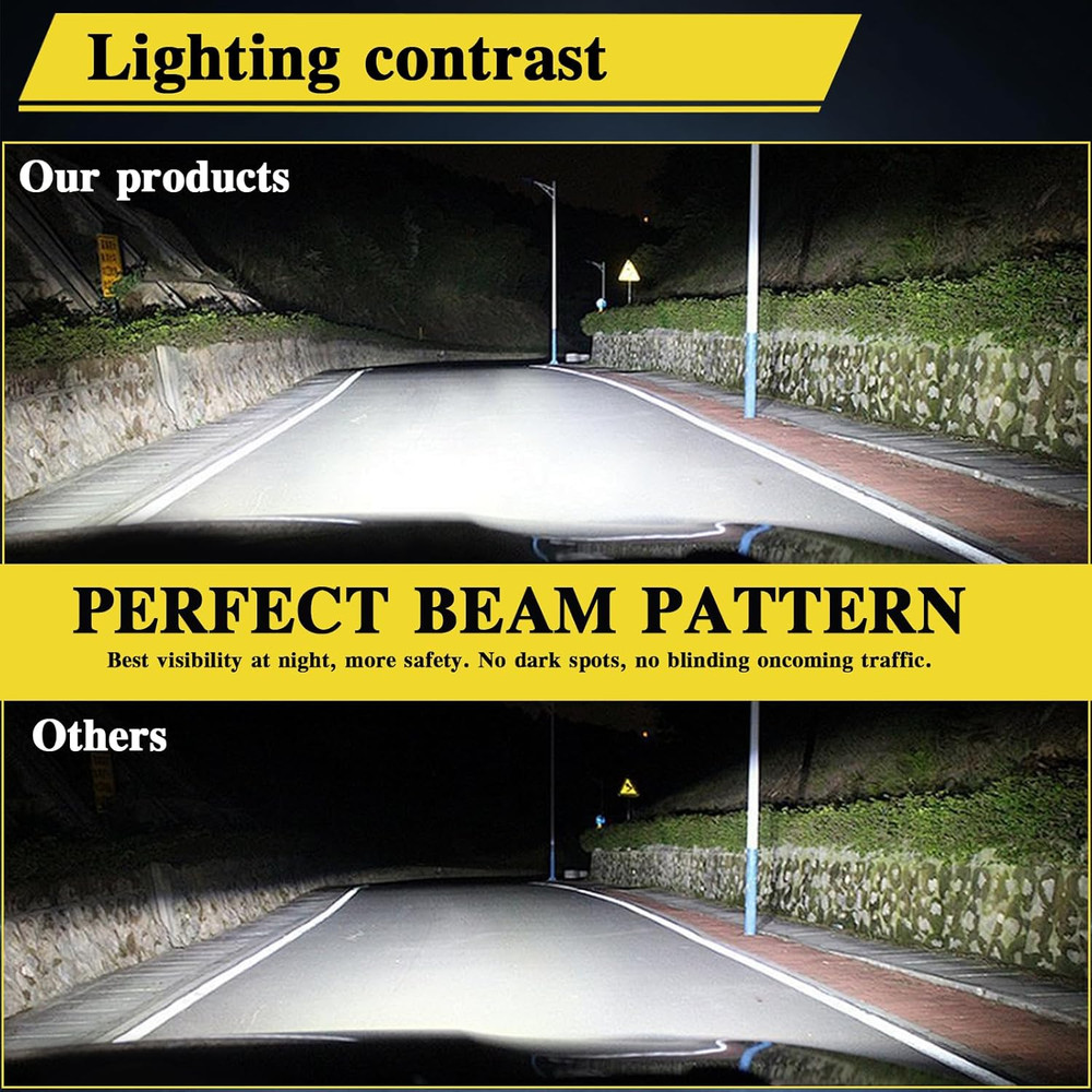 Fit for LED Forklift Front Light 12V Loader Headlight Excavator 4'' Work Light