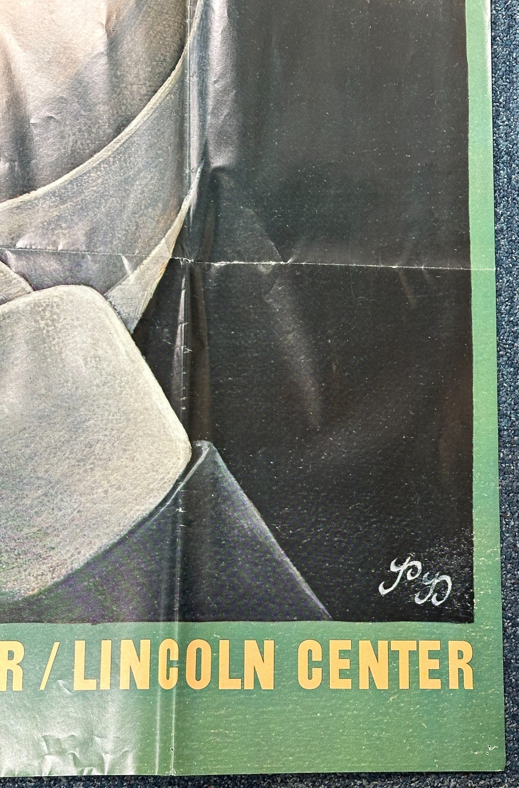 Vintage "The Three Penny Opera" Vivian Beaumont Theater Poster by Paul Davis