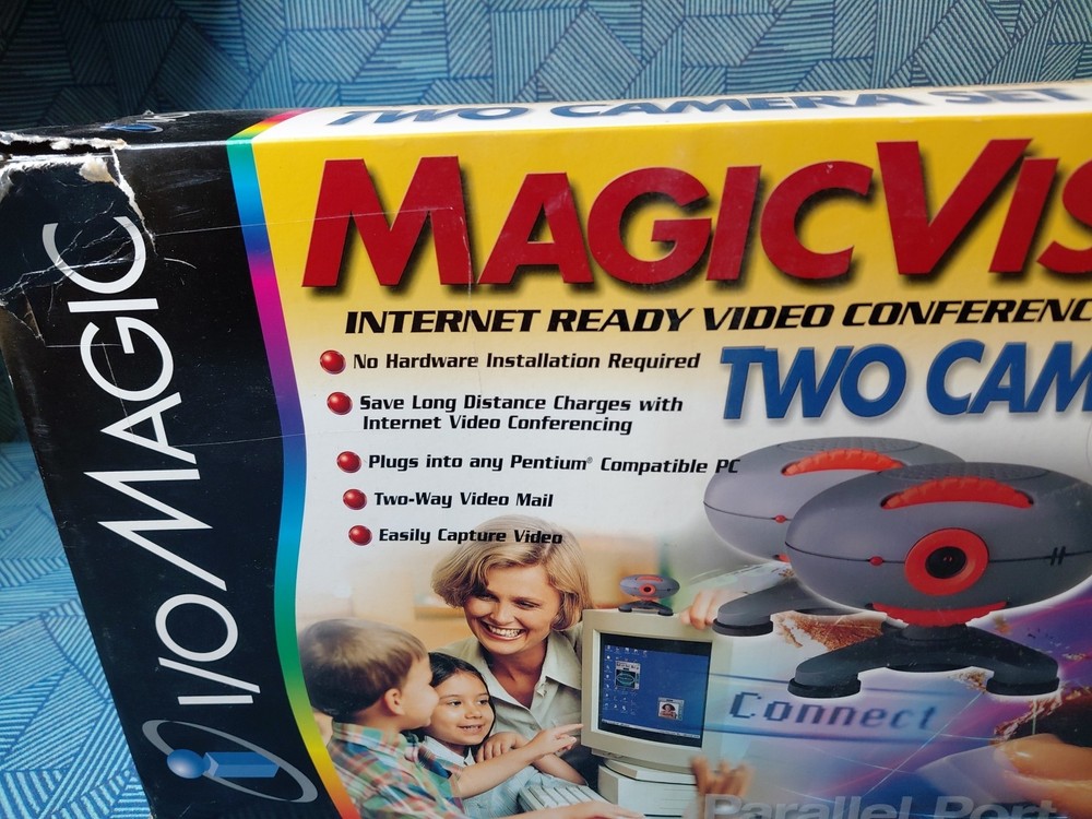 I/O Magic Vision Conferencing Camera DR-CMEPP2 Win98 PC Video Conferencing NIB
