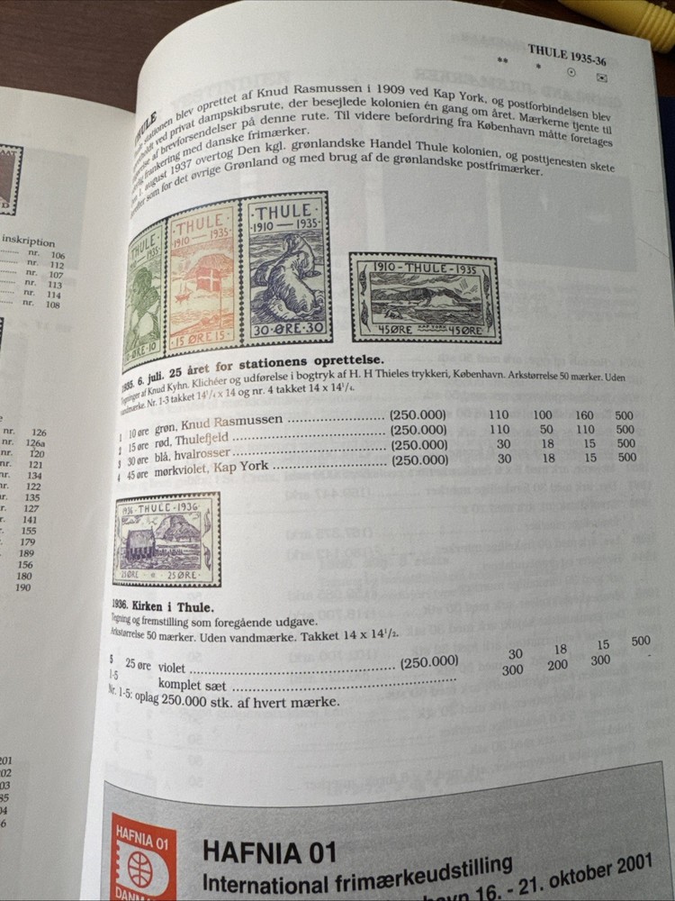 Danish stamp catalog 2002- Useful reference with varieties, Faroe Is & Greenland