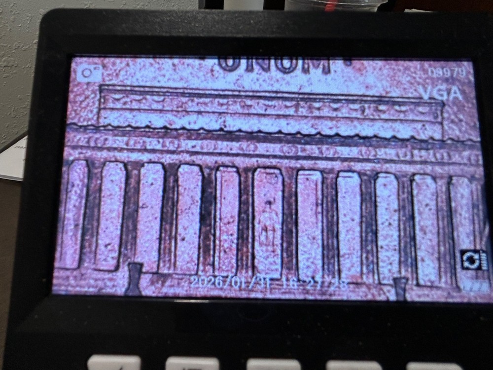 1994d d over d penny repunched 2.5g