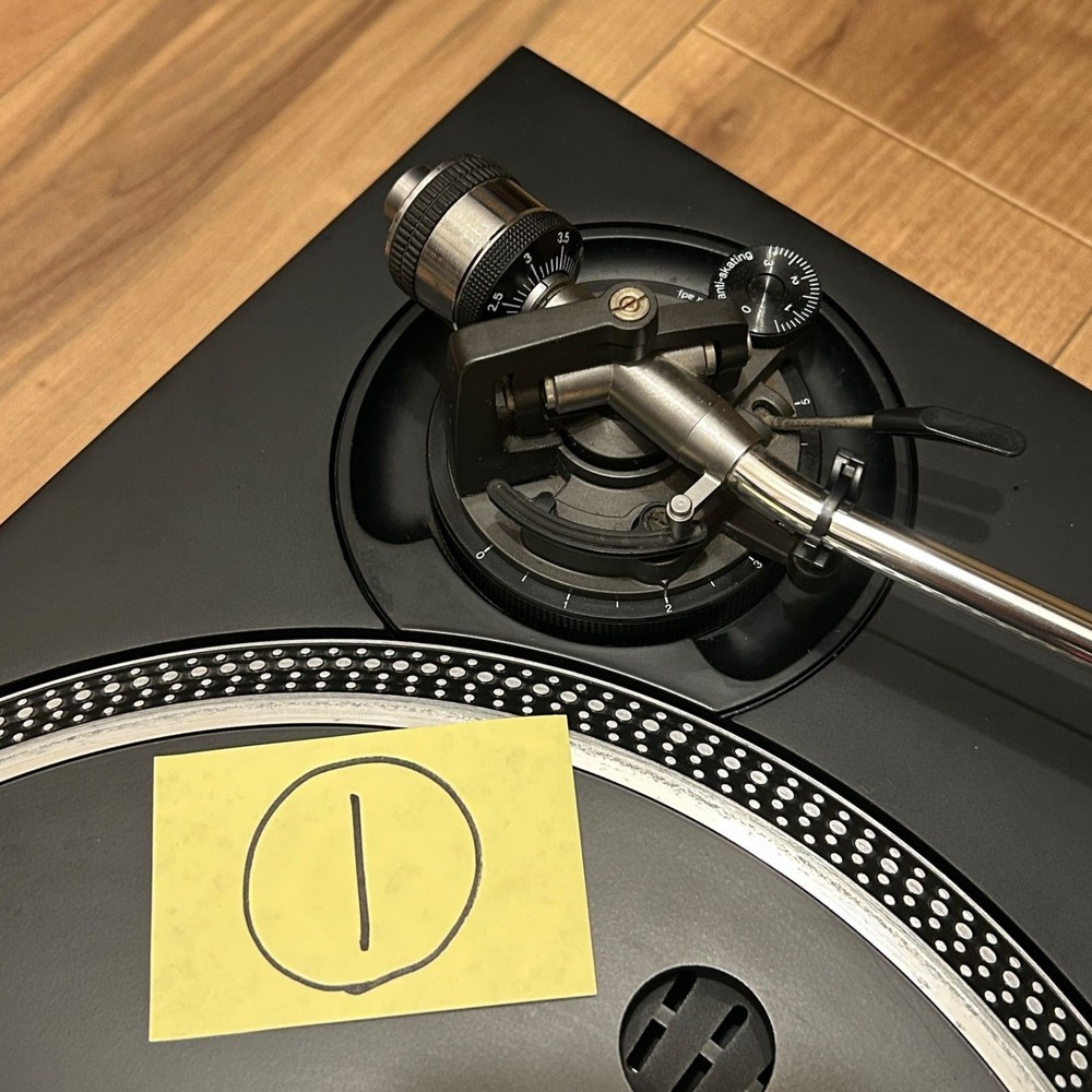 Technics SL-1200MK3 DJ Record Turntable System Pair Set Mogami FullyFunction