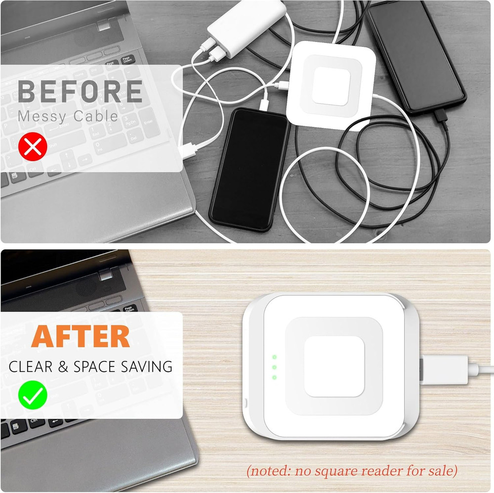 Square Dock for Square Reader 2Nd Generation, Holder Stand for Square Card Reade