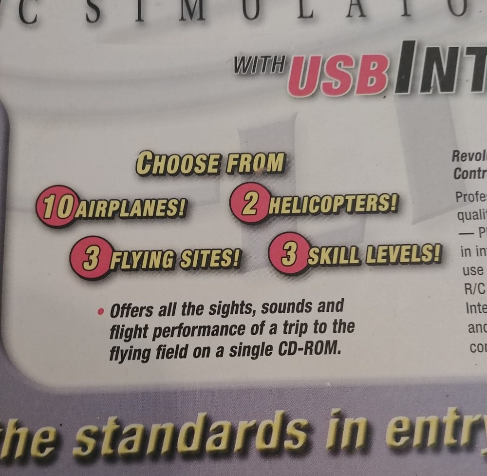 Great Planes Real Flight G2 Lite R/C Simulator /USB Interlink controller