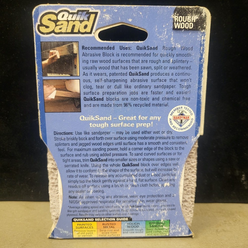 QuikSand Abrasive Block, 3 different variations to choose from