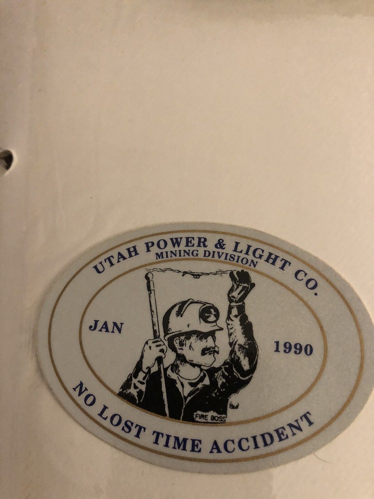 coal mining stickers nice older coal company