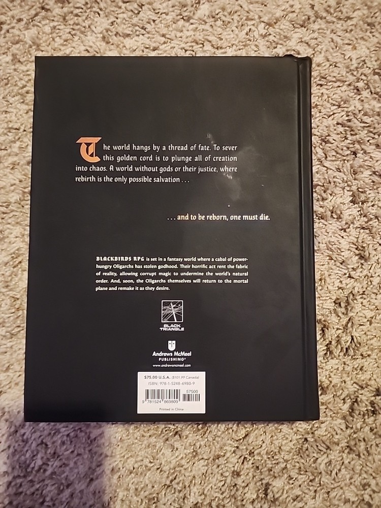 Blackbirds RPG - With Extras