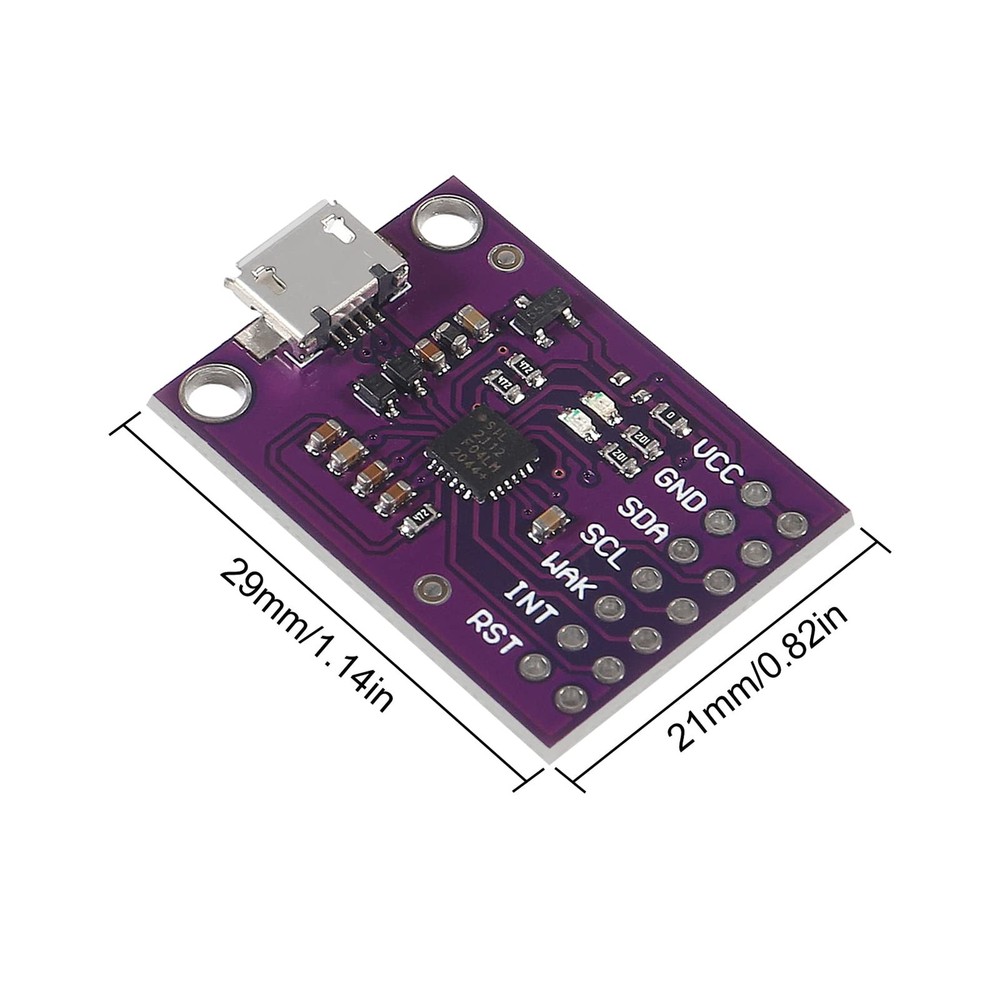 1PCS MCU-2112 CP2112 Debug Board USB to I2C Communication Module Evaluation B...