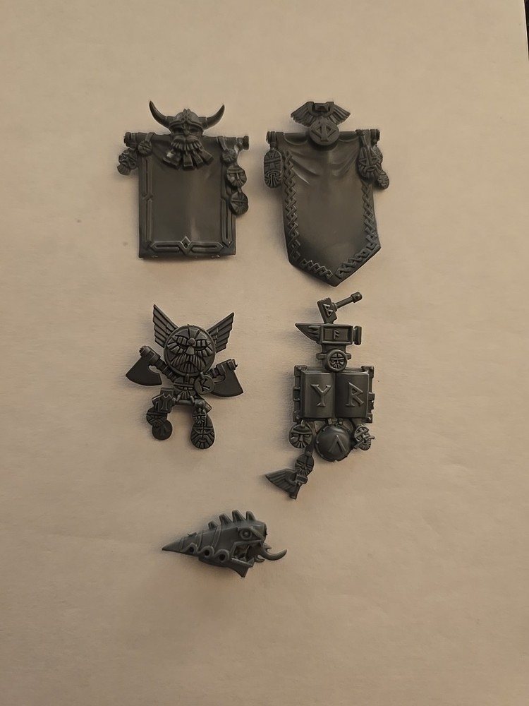Dwarfs Dwarf Banners Decorations Warhammer Fantasy WHFB Bits
