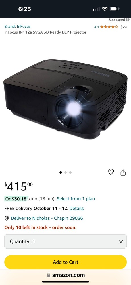Infocus Projector IN112a