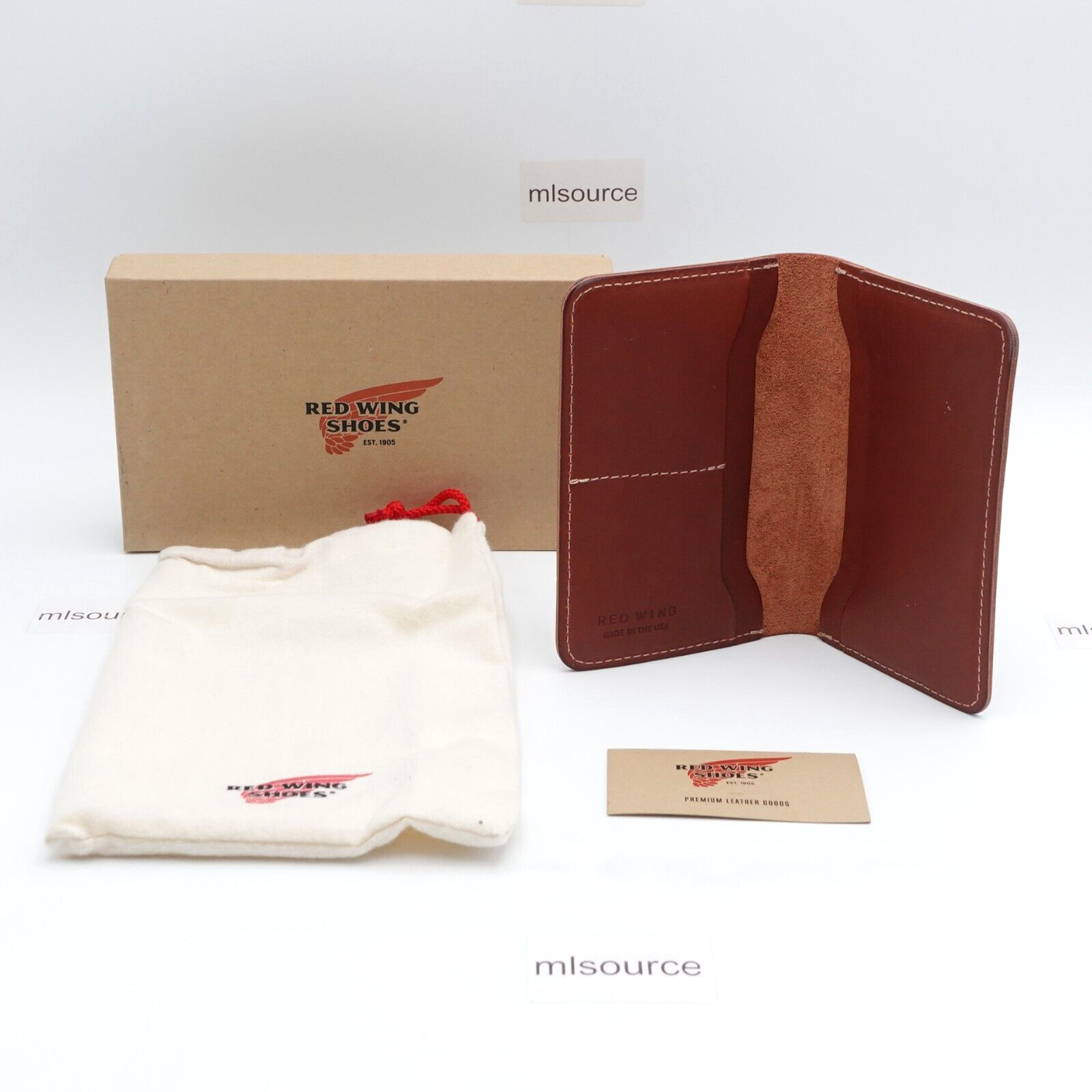 Red Wing Leather Passport Wallet 95012 Oro Russet Frontier