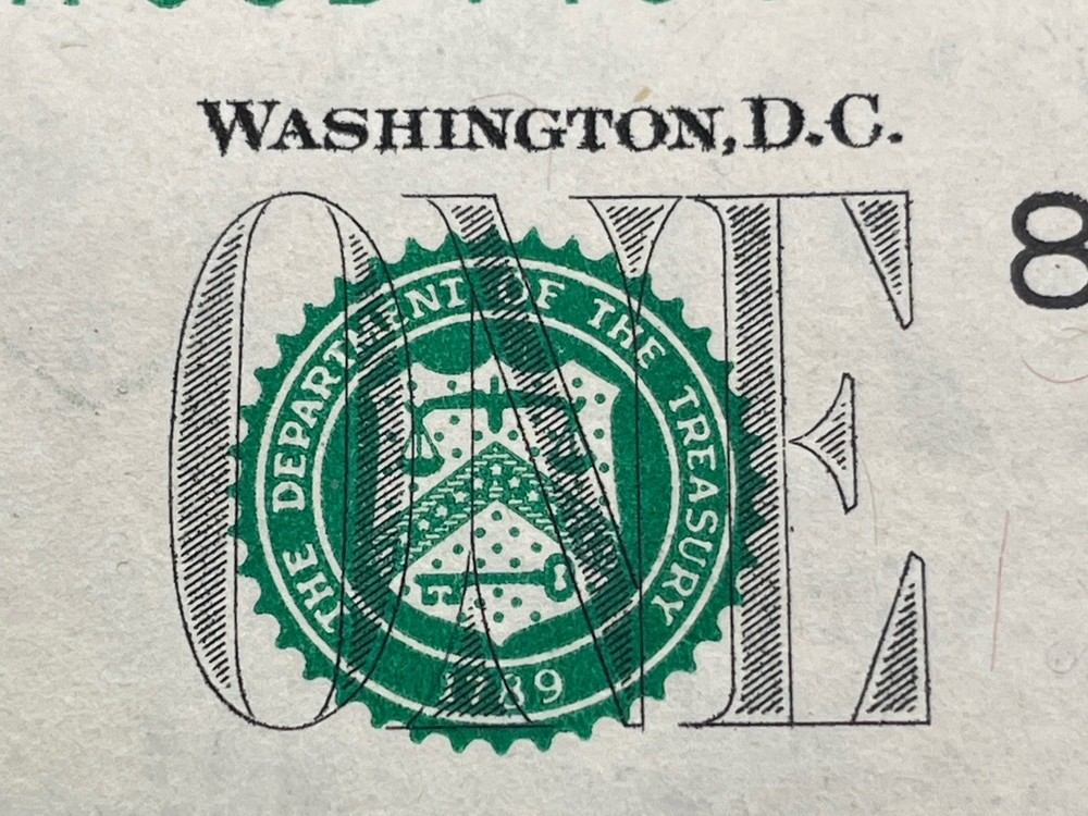 OFFSET THIRD PRINT ERROR Serial #’s & Treasury Seal MISALIGNED SET OF TWO 💵💵