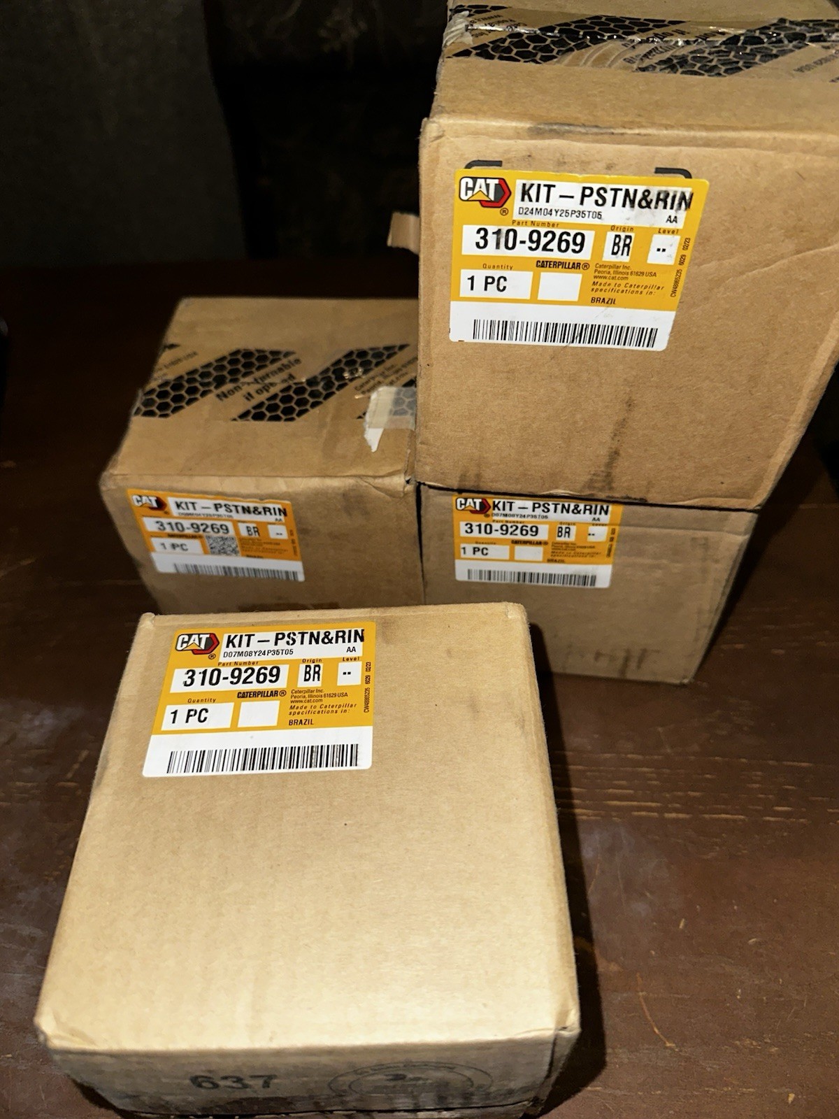 CAT 310-9269 Kit Piston & Rings Fits Caterpillar