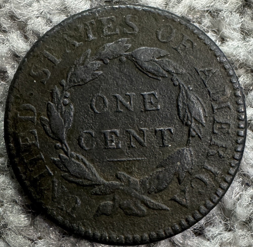 1818 large cents coins us