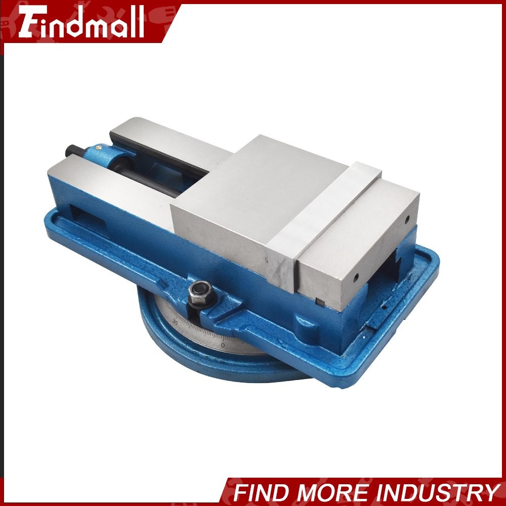 Findmall 6 Inch Milling Machine Vise Lockdown Bench Vise W/ 360° Swiveling Base