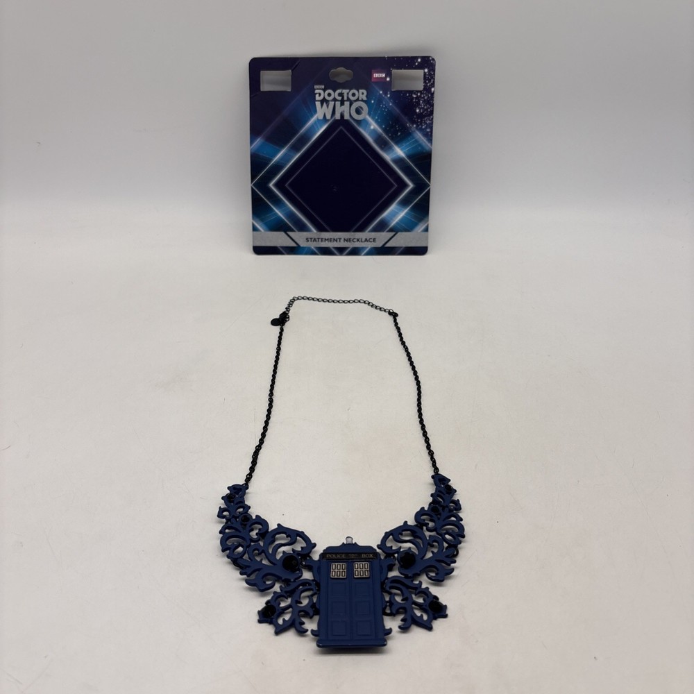 BBC Dr Who Tardis Statement Necklace!