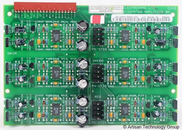 VDC Display Systems 03-261330-01P Stigmator Amplifier Board