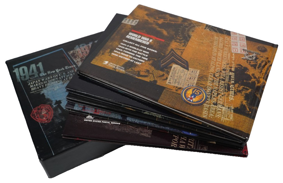 WORLD WAR II 1941-1945 COMMEMORATIVE STAMP COLLECTION BOXED SET