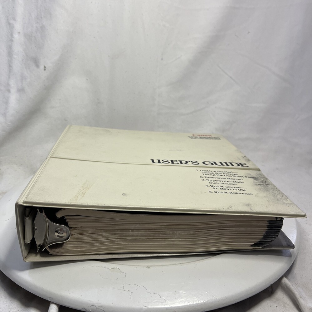 Vintage Canon VP3000 Computer Manual