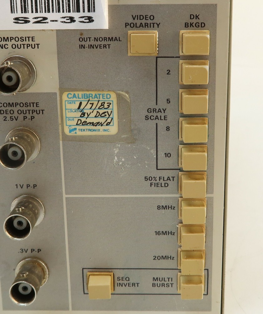 Tektronix 067-0690-00 High Resolution Test Generator