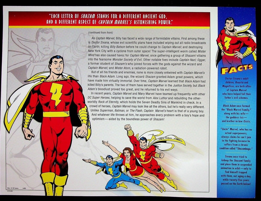 PLASTIC MAN PATCH on INFO CARD Willabee & Ward DC COMICS PATCH COLLECTION