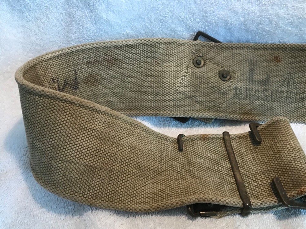 WW1 British Army P-08 Web Combat Belt