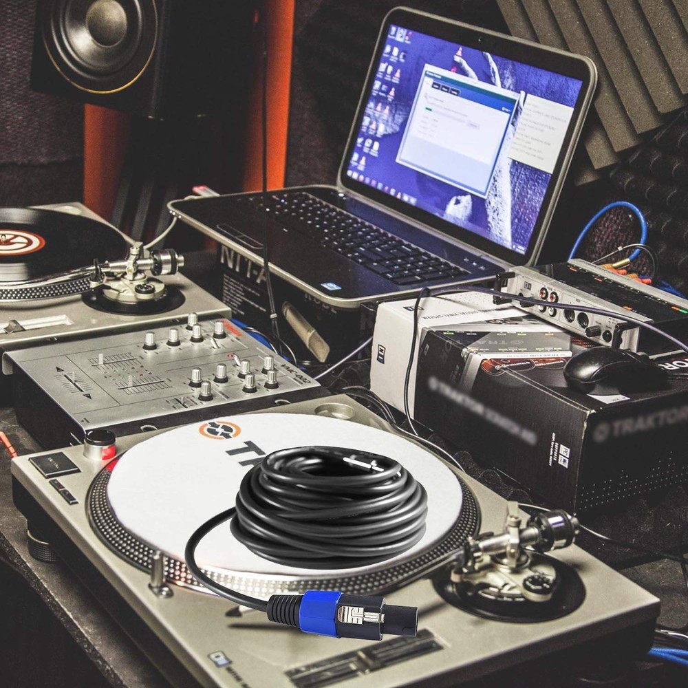 Professional 25ft Speakon to Speakon Cables - 2 Pack-