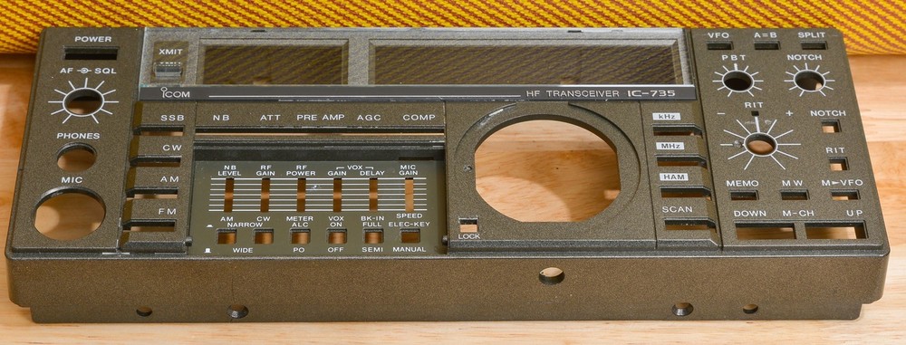 ICOM IC-735 PARTS: FRONT PANEL