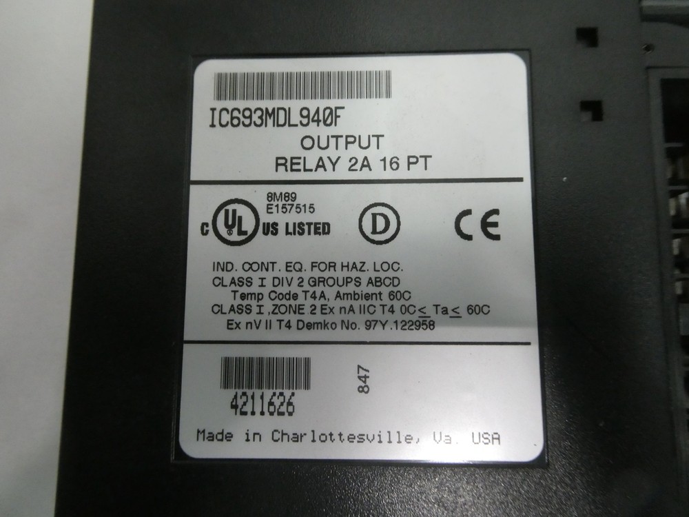 Fanuc IC693MDL940F Output Module