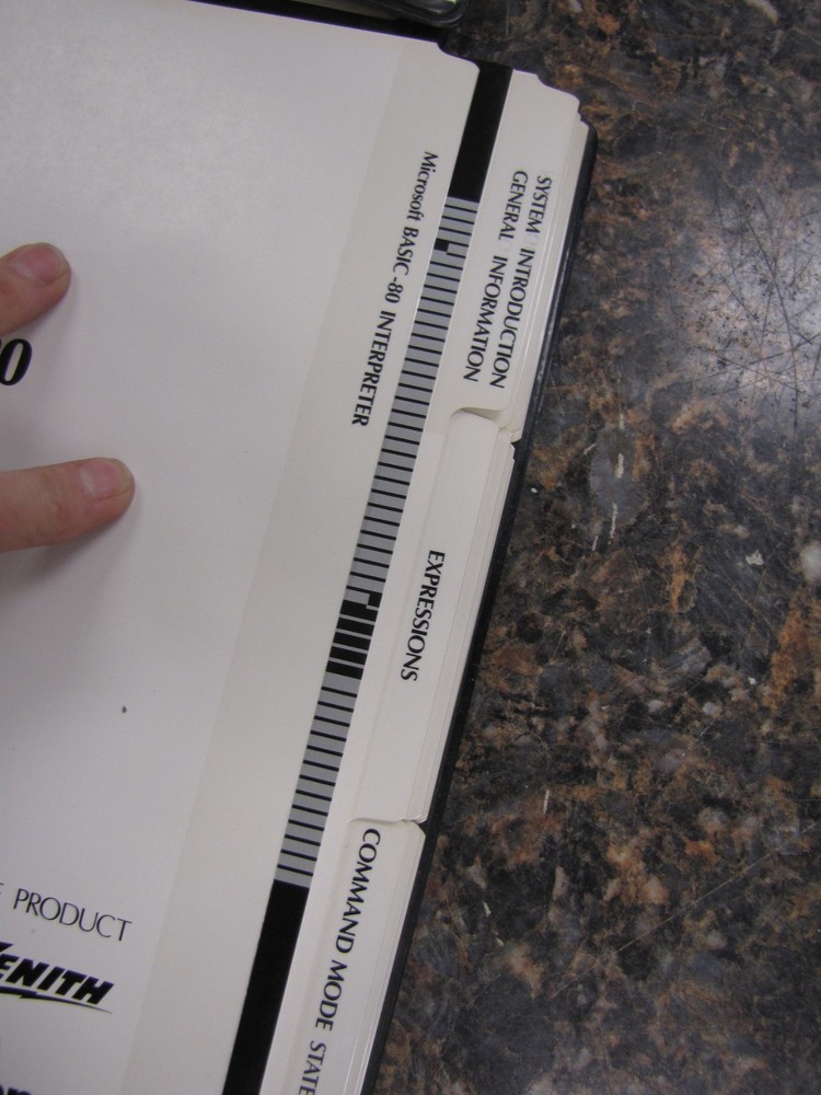 Heath Zenith Data Systems Binders - SUPERSORT & BASIC-80 w/ 4x 5.25" Disks