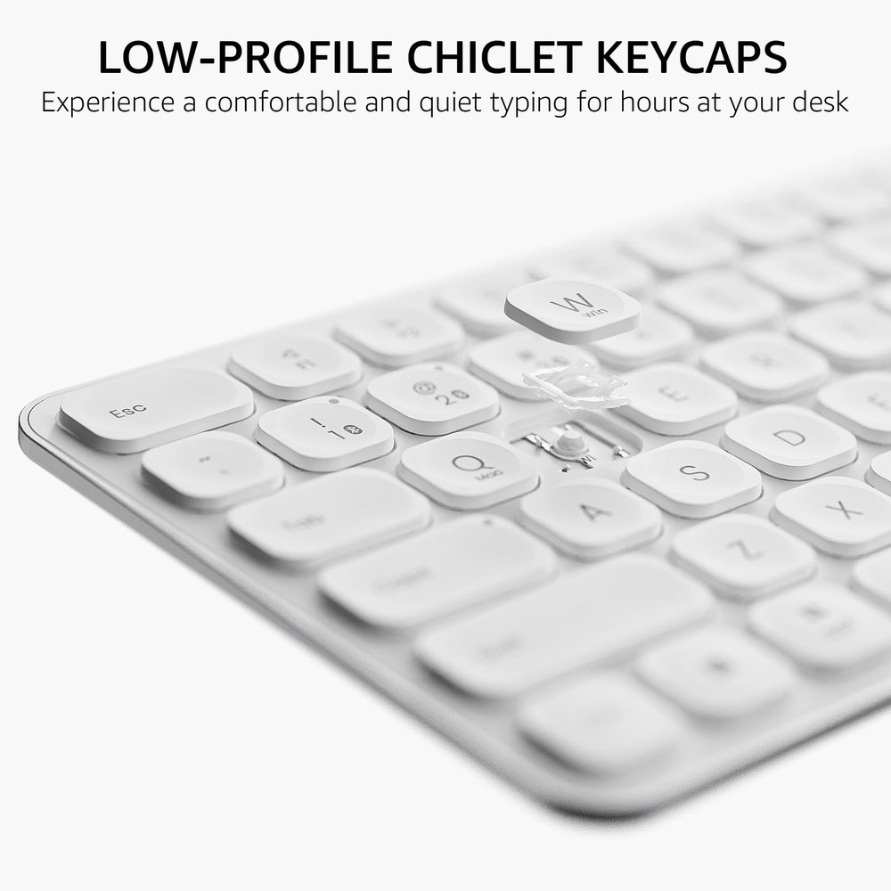9010M MultiDevice Keyboard Mouse Combo 2.4GHz Bluetooth 5.0 Wireless Set