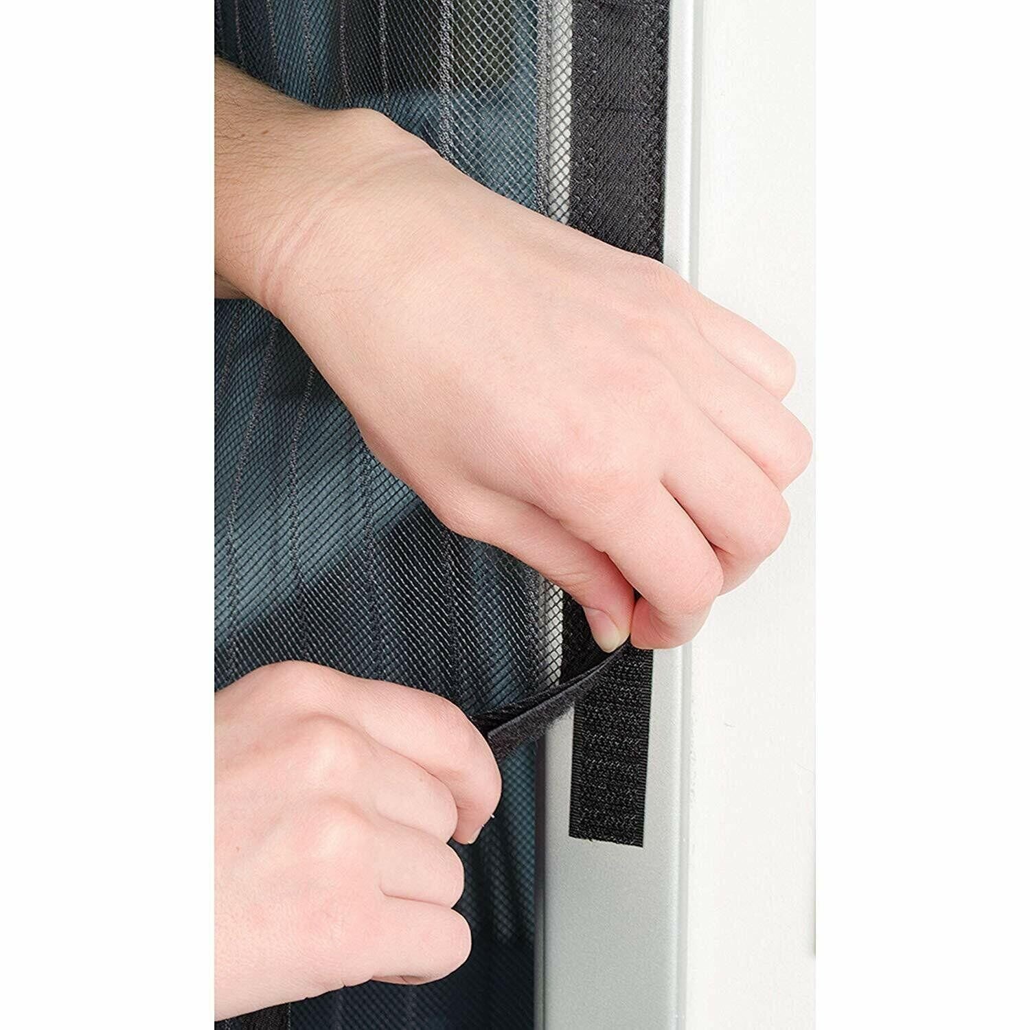 Double Garage Door Screen Magnet Bottom Insect Bug Mesh 16ft. x 7ft NEW