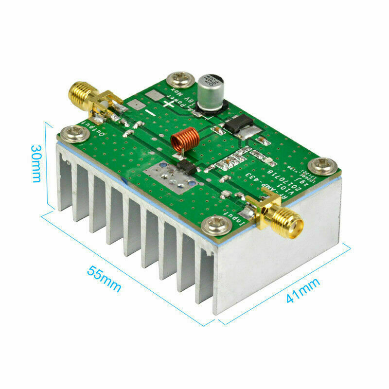 433MHz 8W RF High Frequency Power Amplifier Digital Amp Module Assembled