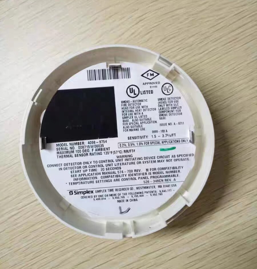 1PC SIMPLEX 4098-9754 smoke temperature composite detector