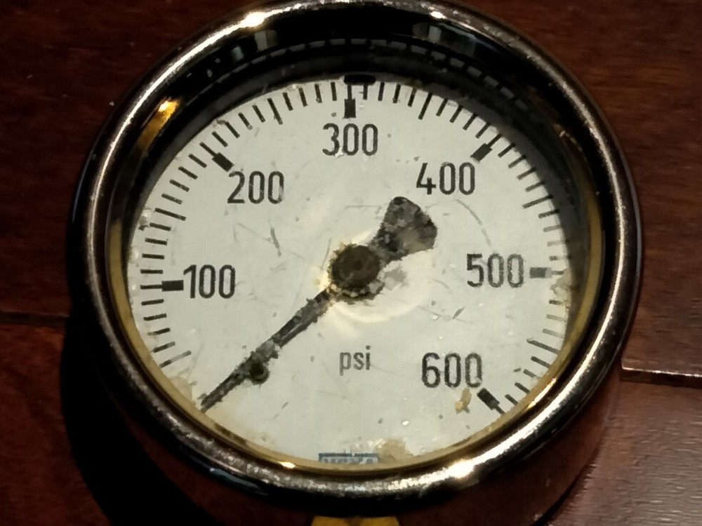Vintage Steampunk Pressure Gauge