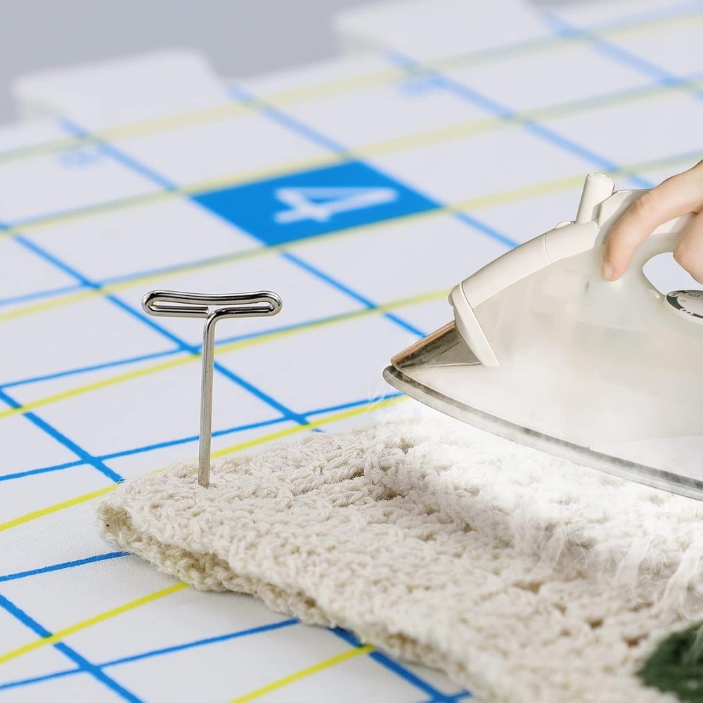 Blocking Mats for Knitting - Extra Thick Blocking Boards with Grids with 22PC...