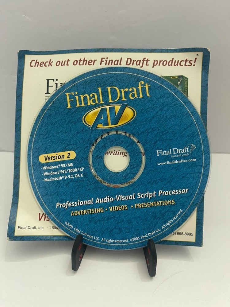 Final Draft - The Screenwriter's Choice - Version 2