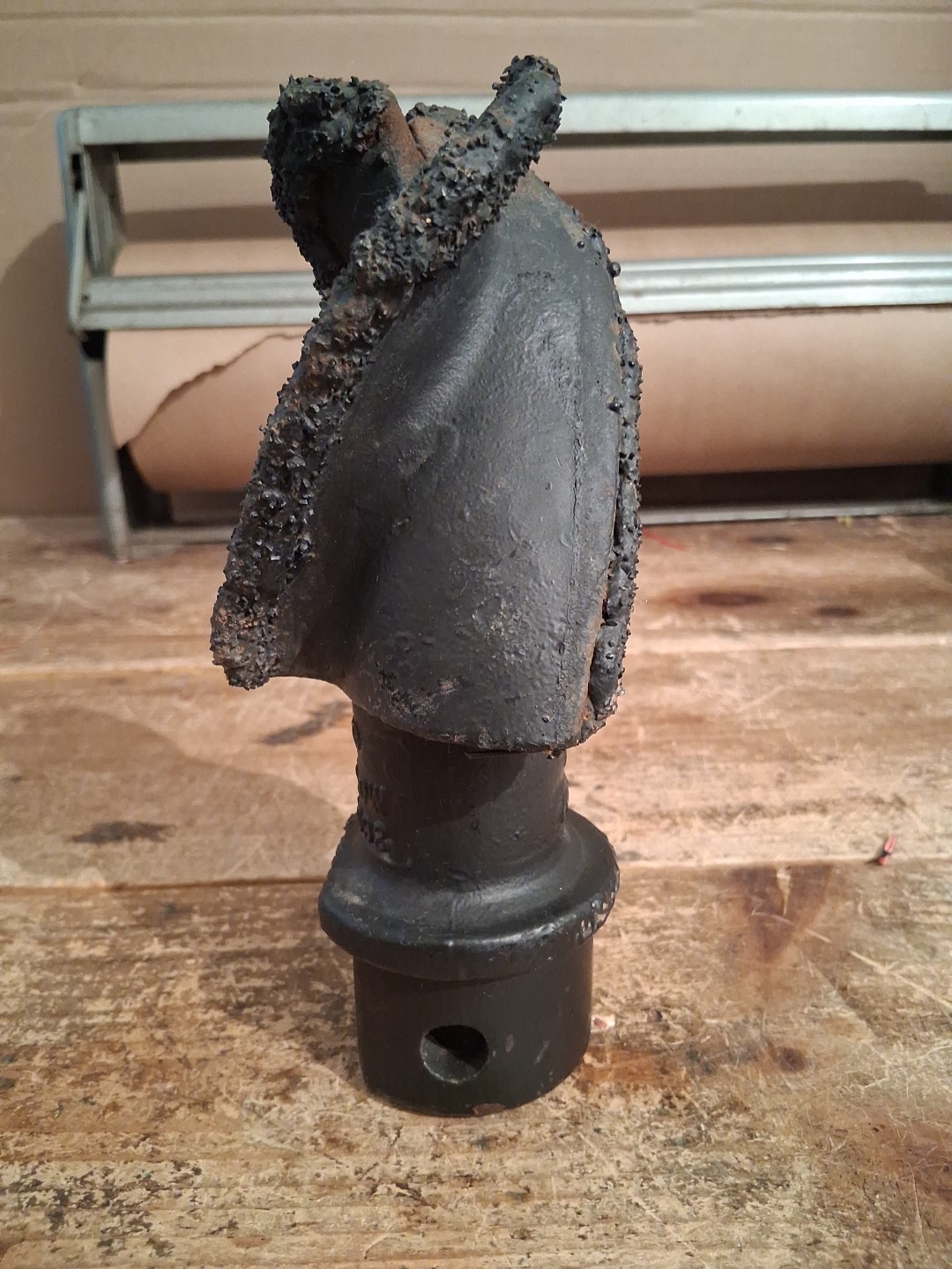 Tri Flow Auger Pilot Bit Carbide Hardface Cat Pengo Fluted 153-4093 NOS