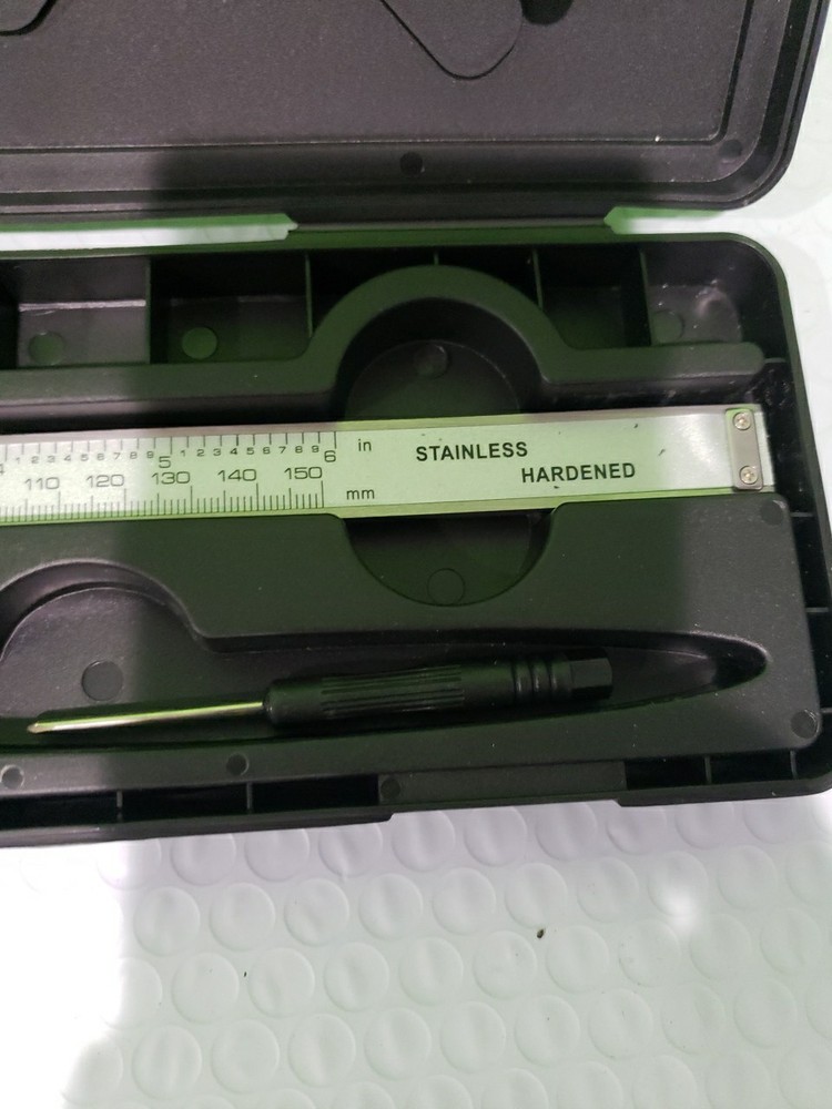 Hardened 6" Digital Caliper Measuring Tool Open Box