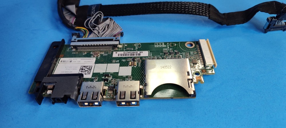 Dell PowerEdge R620 Server SDCard Reader USB Control Panel Board w/Cables XM1C9