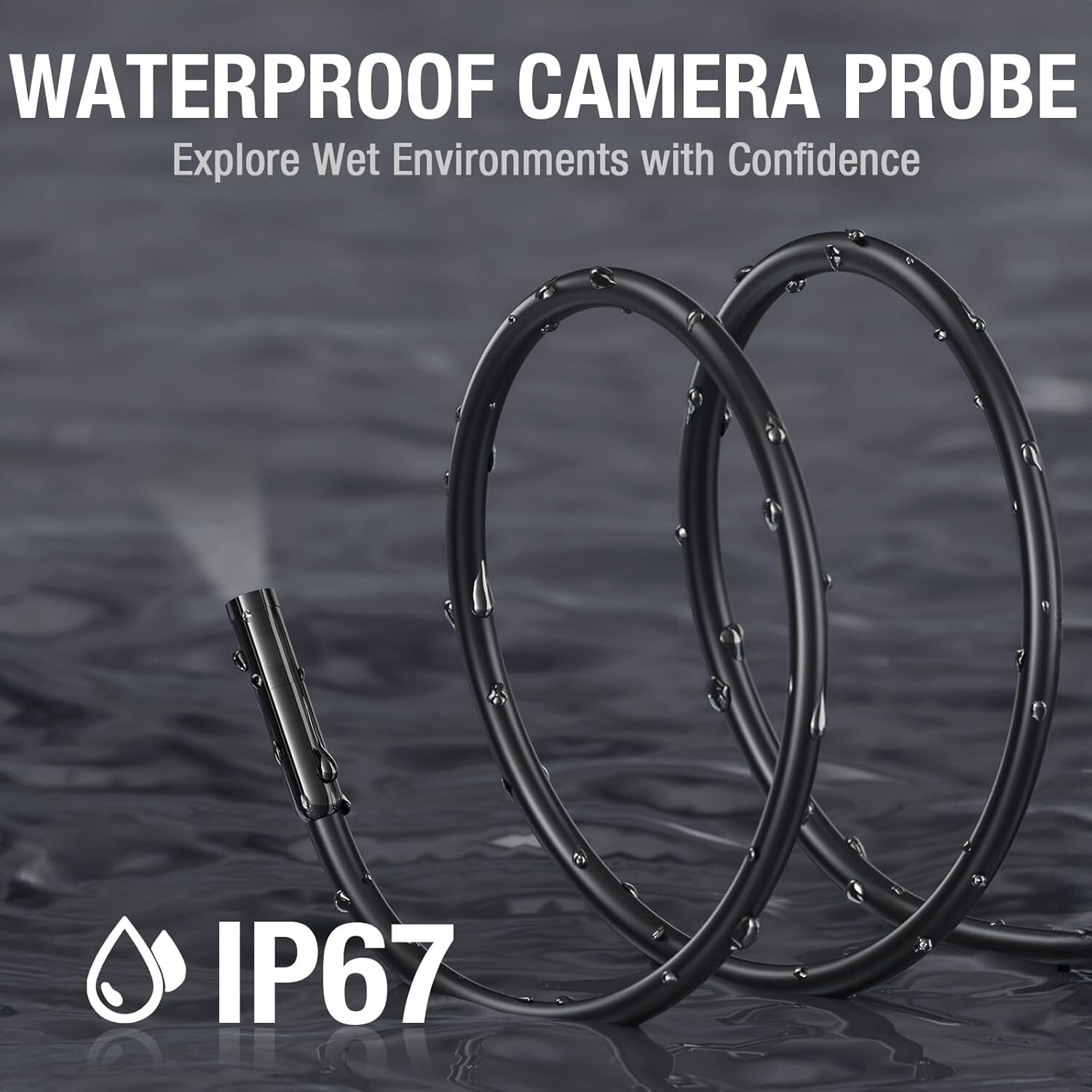 Automotive Endoscope Borescope Inspection Camera 1080P Industrial 4.3inch Screen