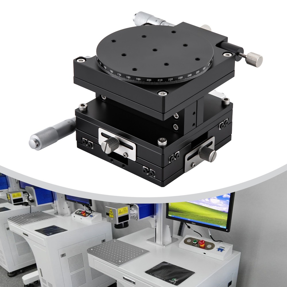 4 Axis-XYZR Manual Driven Linear Standard Precision Linear Positioning Stage