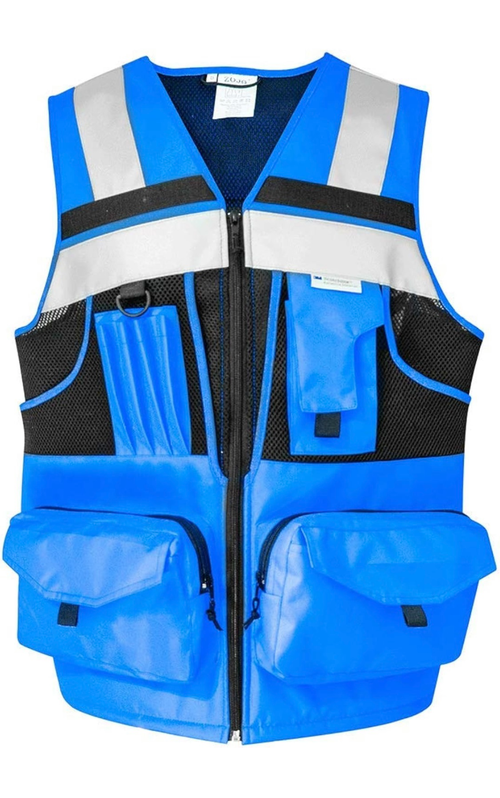 3M Reflective Stripes Safety Vest Workwear For Men And Women Hi-Vis Vest